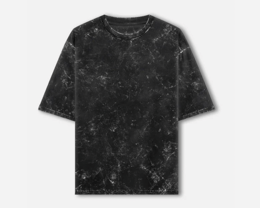 Acid wash oversized T-shirts