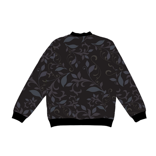 Dusky Leaves Bomber Jacket