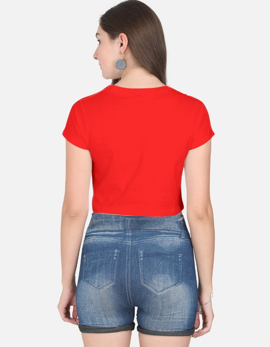 Red Crop Top