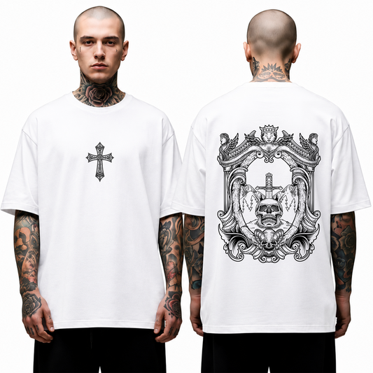 Antique Skull oversized T-shirt