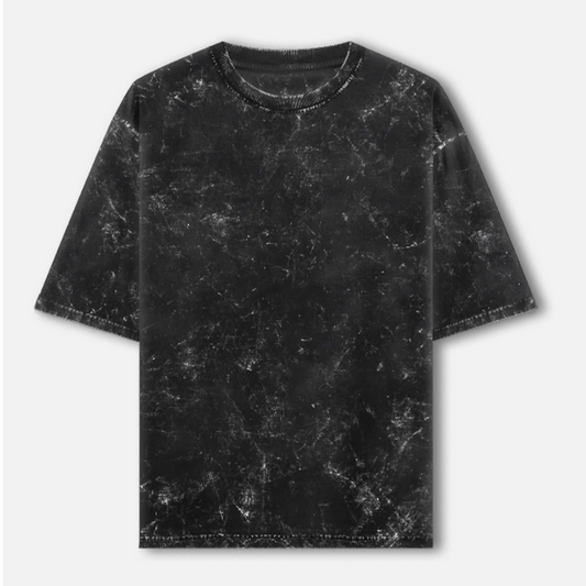 Acid wash oversized T-shirts