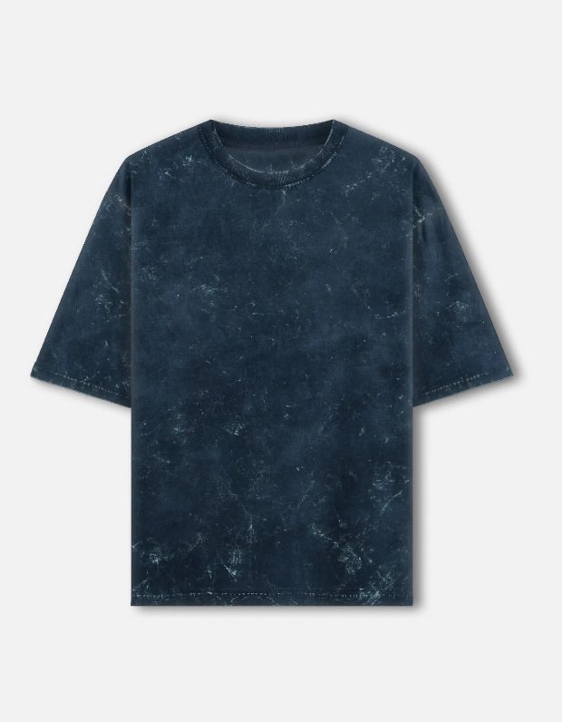 Acid wash oversized T-shirts