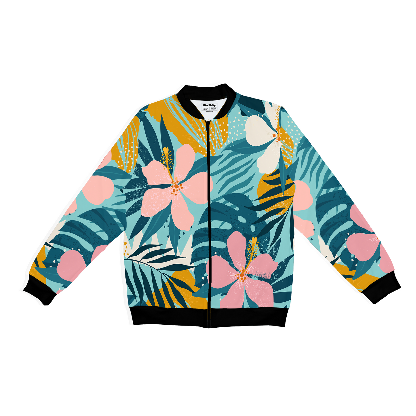 Tropical Flowers Bomber Jacket