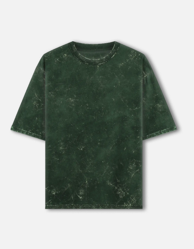 Acid wash oversized T-shirts