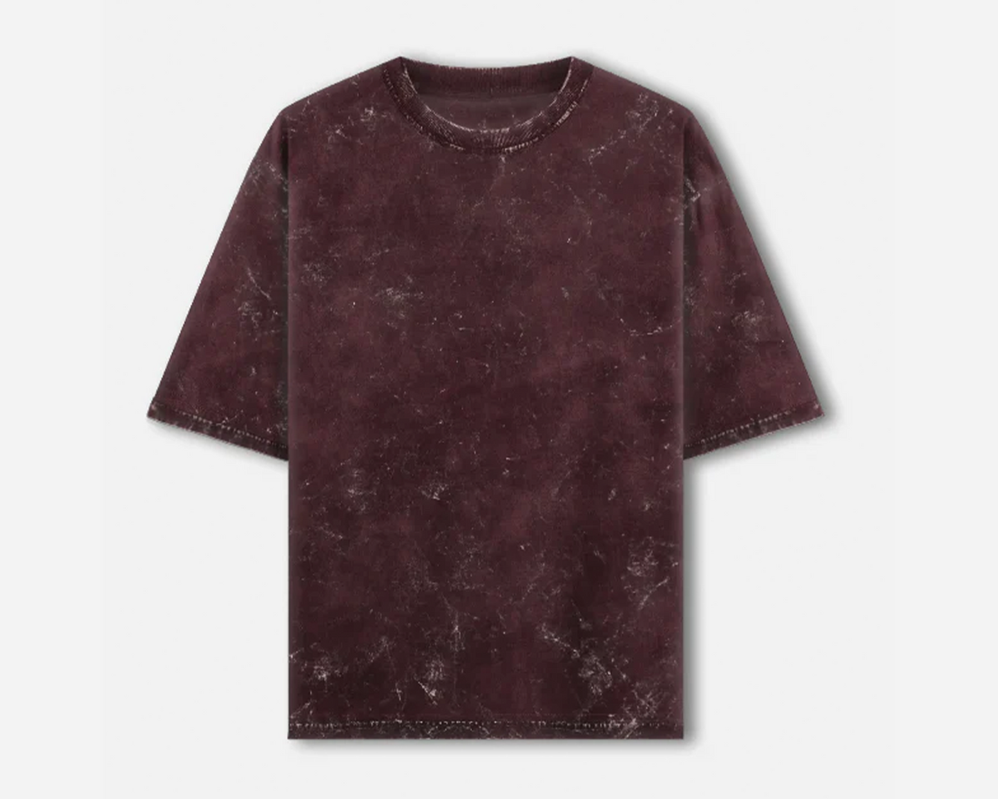 Acid wash oversized T-shirts