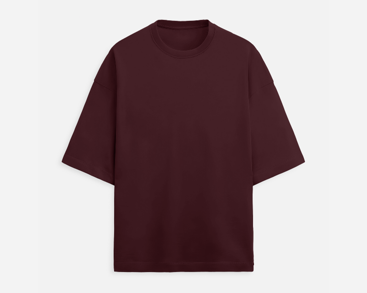 Solid Oversized T-shirts