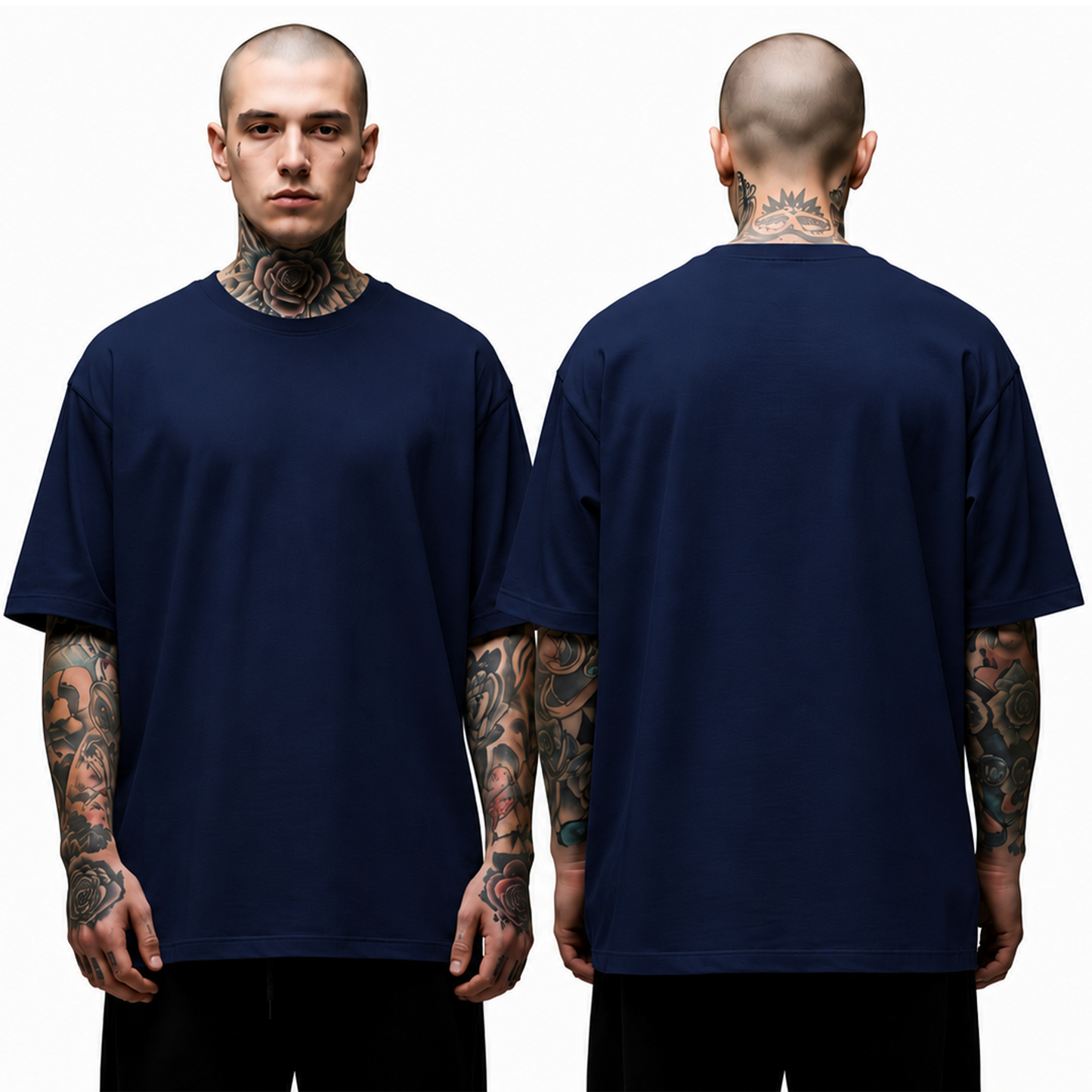 Solid Oversized T-shirts