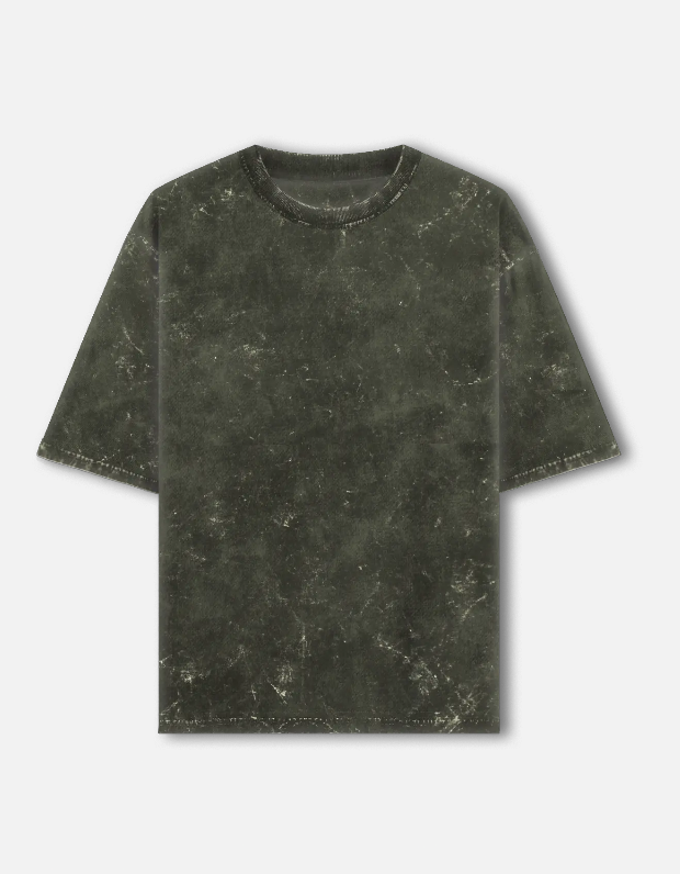 Acid wash oversized T-shirts
