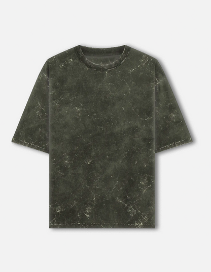 Acid wash oversized T-shirts
