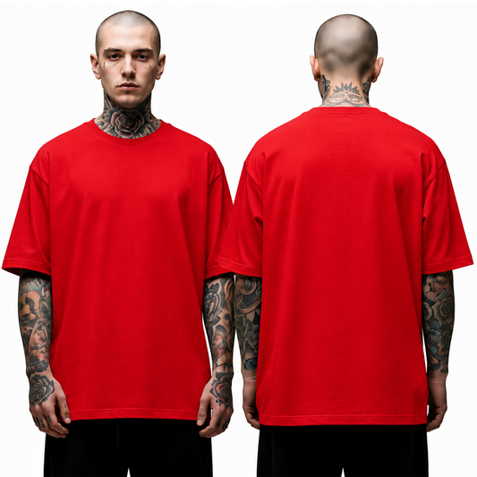 Solid Oversized T-shirts