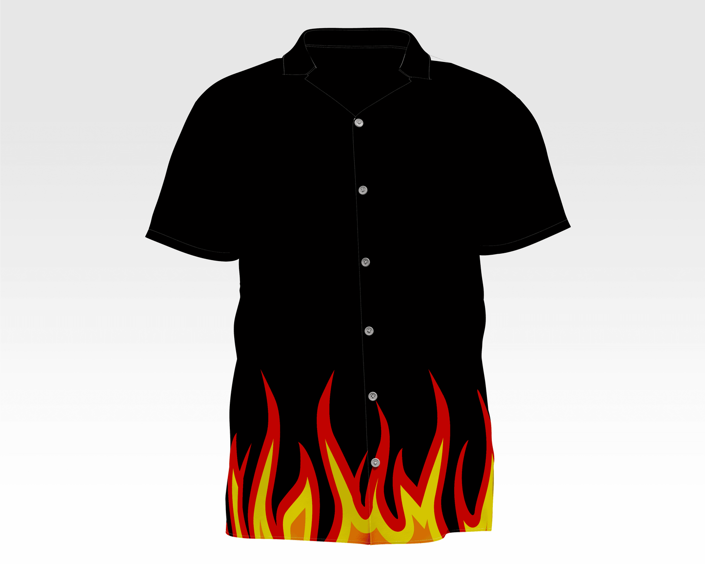 Fire Half Sleeve Shirt