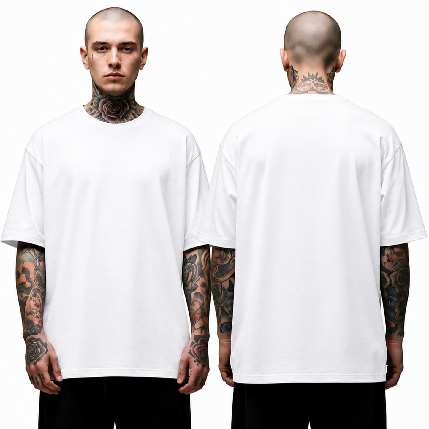 Solid Oversized T-shirts