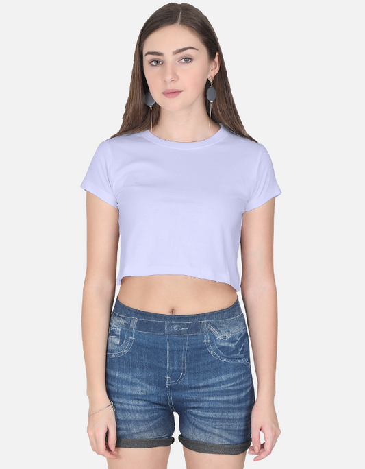 Lavender Crop Top