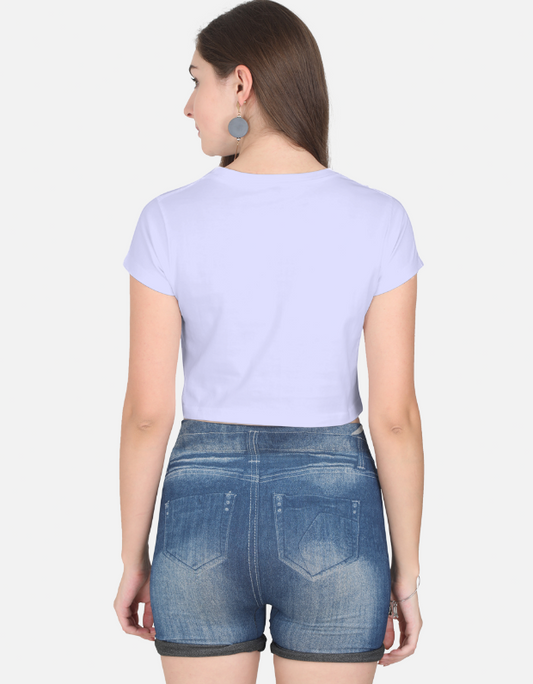 Lavender Crop Top