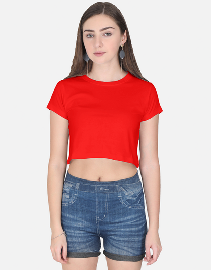 Red Crop Top