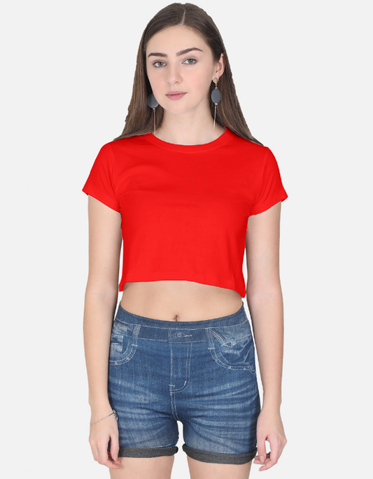 Red Crop Top