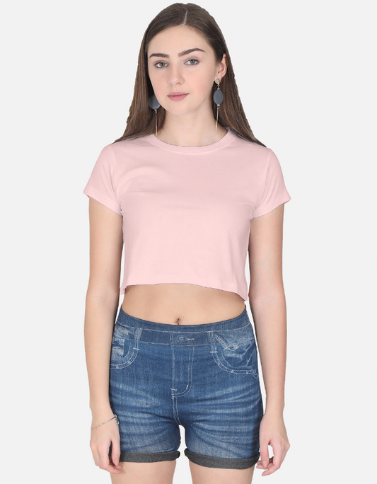 Baby Pink Crop Top
