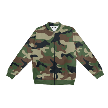 Camouflage Bomber Jacket