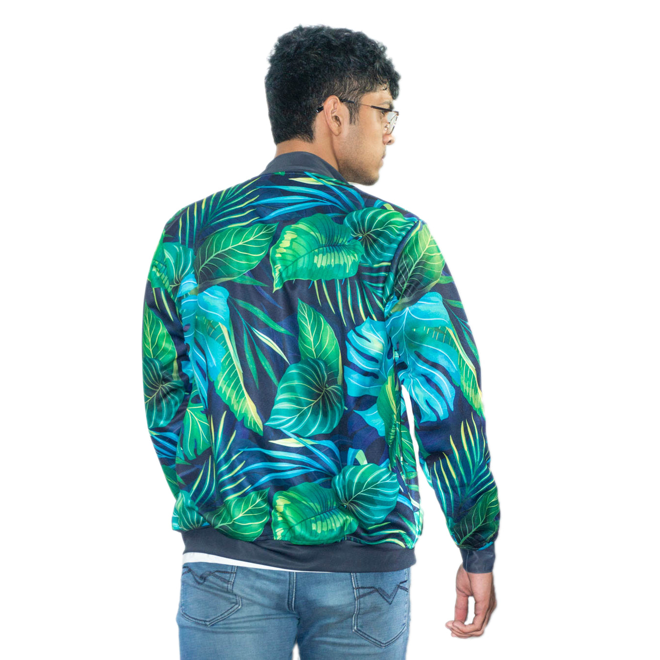 Tropical Leaves  - Bomber Jacket - The Merchendize Store