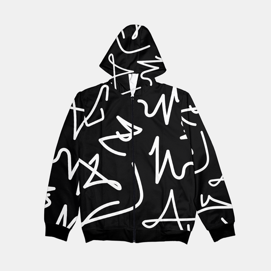 Scribbled Hoodie